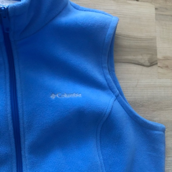 Columbia Blue Fleece Vest - Picture 3 of 8